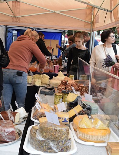 Na kolorowych kramach cuda...cudeńka - trwa XXVI Chełmiński Jarmark Jaszczurczy-93902