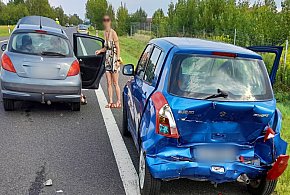 Szybka reakcja na wagę złota - żołnierz CSWOT pomagał w wypadku-94507
