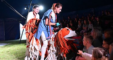 Magiczny teatr pod namiotem w Wabczu – spektakl „Maks chce psa” -95067