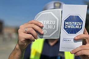 \"Mistrzu zwolnij!\" - policyjna akcja na drogach-9954