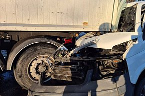 Wypadek na drodze powiatowej w Unisławiu-10519