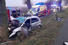 Ten wypadek koło Chełmna zatrzymał ruch!-10645