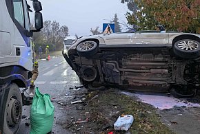 Dzisiejszy poranny wypadek w Płutowie-96956