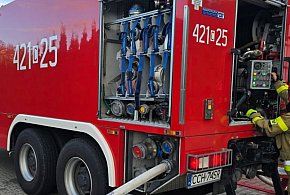 Nocny pożar samochodu przy ul. Słonecznej w Chełmnie-97487