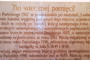 Tablica pamiątkowa w Muzeum Ziemi Chełmińskiej