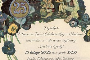 Zaproszenie na wystawę "Srebrne Gody"