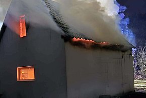 Pracowita noc strażaków w okolicach Chełmna. Dwa pożary w odstępie kilku godzin