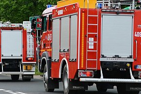 Dachowanie na DK55 w Stolnie. Kierowca wyszedł z wypadku bez obrażeń