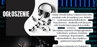 Oferta pracy w Gminnym Ośrodku Kultury w Kijewie Królewskim-99160