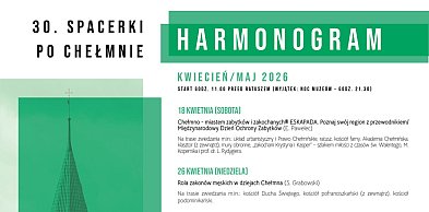 Już za trzy tygodnie ruszamy ze "Spacerkami po Chełmnie"