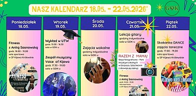 Zajęcia z GOK-iem — bądźcie z nami!