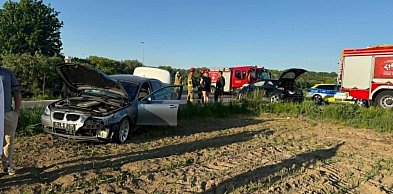 Kolizja w Starogrodzie Dolnym i interwencja z udziałem Policji w Chełmnie