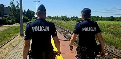 Bezpieczna kolej pod nadzorem policjantów