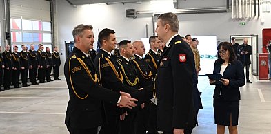 Wyróżnienia dla chełmińskich strażaków podczas uroczystości w Grudziądzu-97406