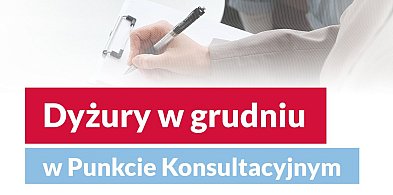 Dyżury w grudniu w Punkcie Konsultacyjnym-98097