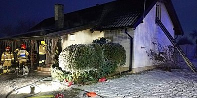 Pożar kotłowni w Trzebczu Szlacheckim. Na miejscu 11 zastępów służb-99139