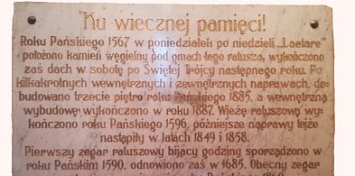 Tablica pamiątkowa w Muzeum Ziemi Chełmińskiej