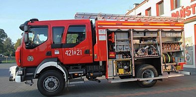 Interwencja strażaków przy wycieku gazu w Chełmnie