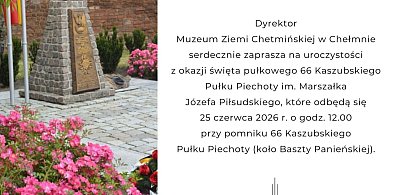 Uroczystości z okazji święta pułkowego 66 Kaszubskiego Pułku Piechoty