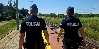 Bezpieczna kolej pod nadzorem policjantów