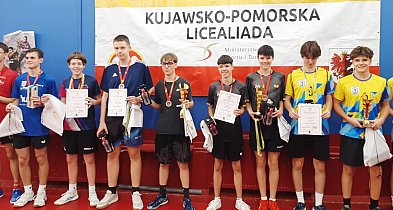 I LO Chełmno ze złotem i brązem w Wojewódzkiej Licealiadzie w Tenisie Stołowym-97412