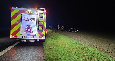 Kolizja na DK91 w Falęcinie – zderzenie ciężarówki z osobówką-97484