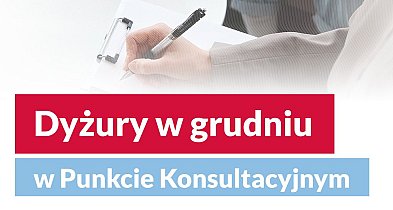 Dyżury w grudniu w Punkcie Konsultacyjnym-98097
