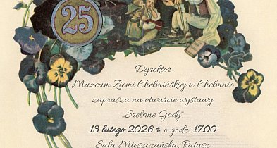 Zaproszenie na wystawę "Srebrne Gody"
