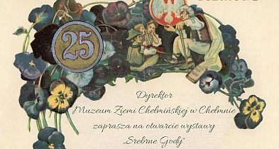 Zaproszenie na otwarcie wystawy  "Srebrne Gody"