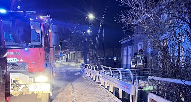 Interwencja strażaków przy ul. Toruńskiej w Chełmnie