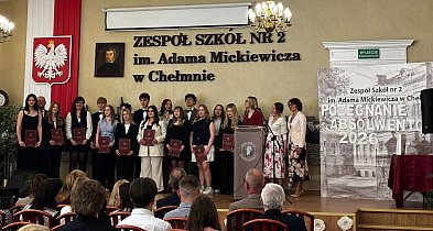 Pożegnanie absolwentów  Zespołu Szkół nr 2 w Chełmnie