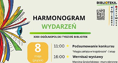 Wydarzenia z okazji XXIII Ogólnopolskiego Tygodnia Bibliotek