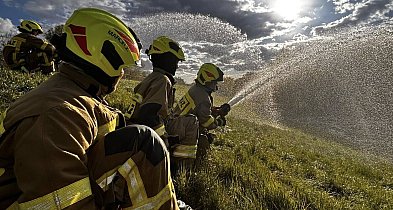 Strażackie ćwiczenia doskonalące współpracę