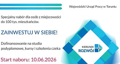 „Kierunek – Rozwój” – nabór dla mieszkańców miejscowości poniżej 100 tysięcy osób