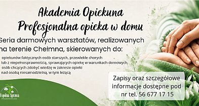 Bezpłatne warsztaty dla mieszkańców Chełmna Jak zadbać o osobę chorą leżącą