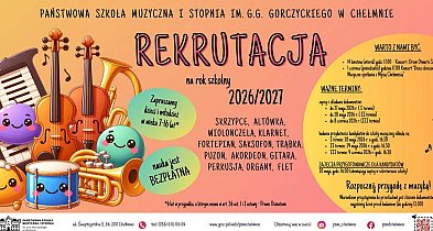 Trwa rekrutacja do Państwowej Szkoły Muzycznej w Chełmnie