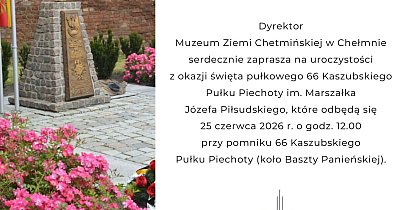 Uroczystości z okazji święta pułkowego 66 Kaszubskiego Pułku Piechoty