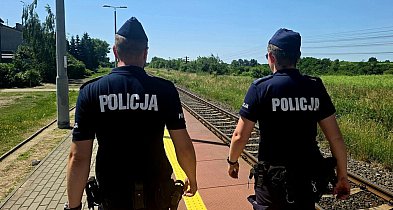 Bezpieczna kolej pod nadzorem policjantów