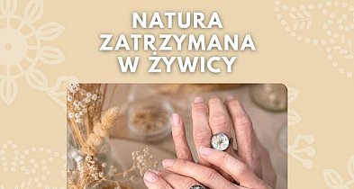 Natura zatrzymana w żywicy - warsztat tworzenia biżuterii lub breloków