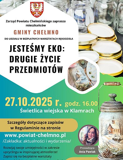 W każdej gminie zorganizujemy warsztaty rękodzieła z Panią Anią Pawlak-96510