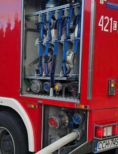 Nocny pożar samochodu przy ul. Słonecznej w Chełmnie-97487