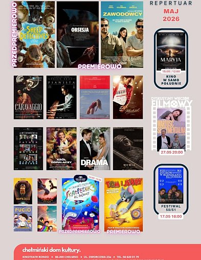 Maj w Kinoteatrze Rondo – zapraszamy do kina!