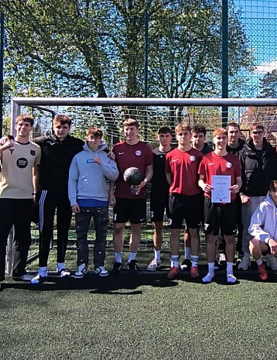 Reprezentacja ZS 2 Chełmno w finale piłkarskiej Licealiady