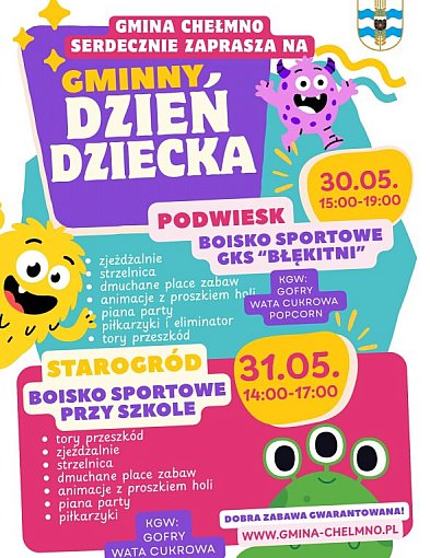 Zaczynamy już odliczanie do Gminnych Dni Dziecka