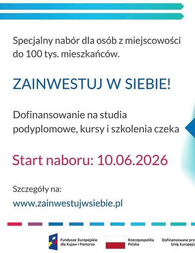„Kierunek – Rozwój” – nabór dla mieszkańców miejscowości poniżej 100 tysięcy osób