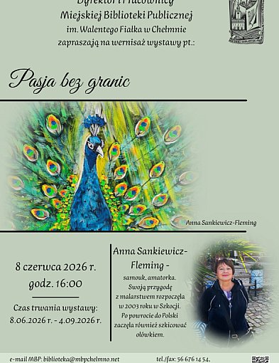 Wernisaż wystawy prac plastycznych Anny Sankiewicz-Fleming