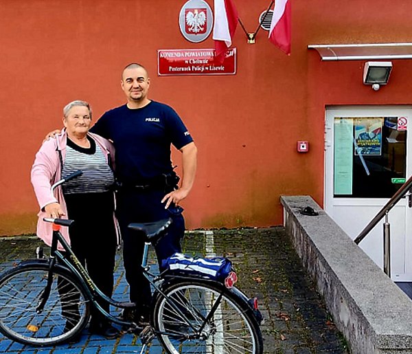 Dzielnicowy odzyskał skradziony rower-95455