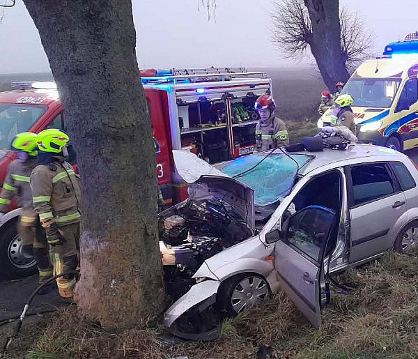 Ten wypadek koło Chełmna zatrzymał ruch! Zobacz, co się tam wydarzyło!-98562