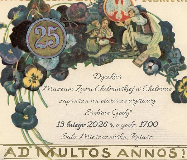 Zaproszenie na wystawę "Srebrne Gody"