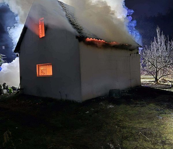 Pracowita noc strażaków w okolicach Chełmna. Dwa pożary w odstępie kilku godzin